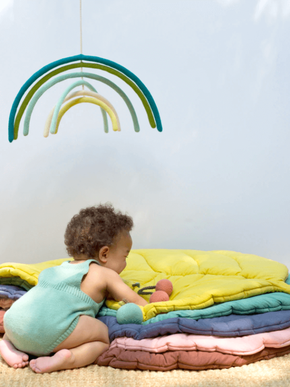 Green Leaf Play Mat