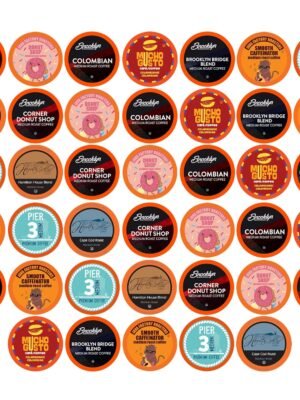 Two Rivers Coffee Medium Roasted Coffee Pods, kompatibel mit K Cup Brewers, enthält 2.0, verschiedene Probenpackungen, 40 Packungen