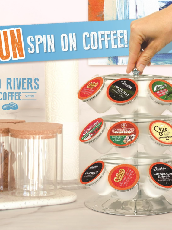 Two Rivers Coffee Medium Roasted Coffee Pods, kompatibel mit K Cup Brewers, enthält 2.0, verschiedene Probenpackungen